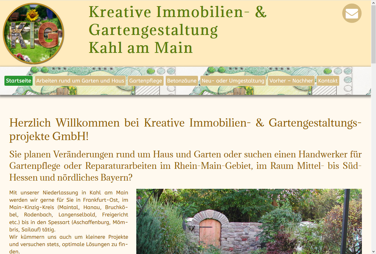 K.I.G. GmbH Webseite